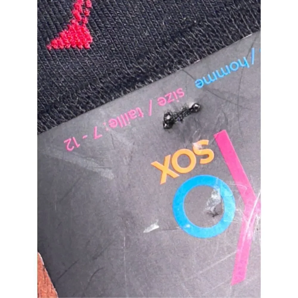 NEW WITH TAGS Yo Sox Black with Golf Balls and Tees Design Men's Crew Socks Size